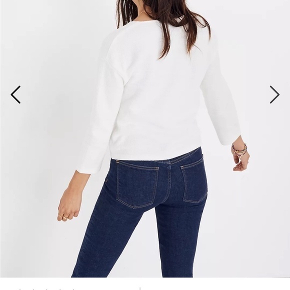 Madewell Textured Tie-Front Top - Picture 4 of 10